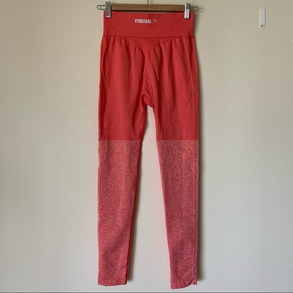Gymshark Pants - Gymshark Coral Two Tone Leggings